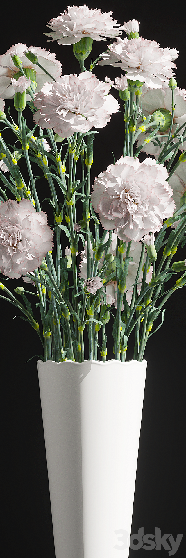 Carnation 2 3DSMax File - thumbnail 2