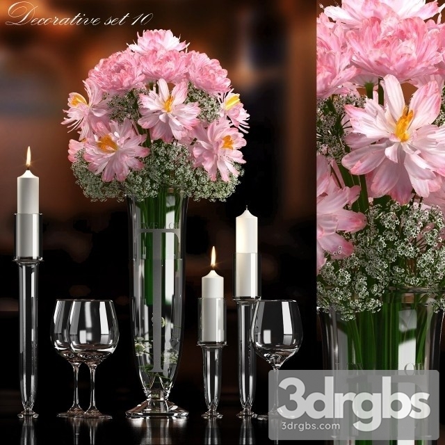 Chi Chrysanthemum Bouquet 3dsmax Download - thumbnail 1