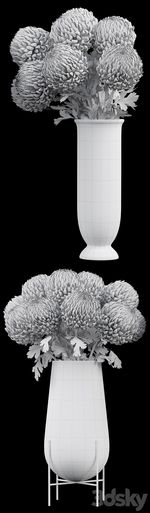 Chrysanthemum 2 3DSMax File - thumbnail 3