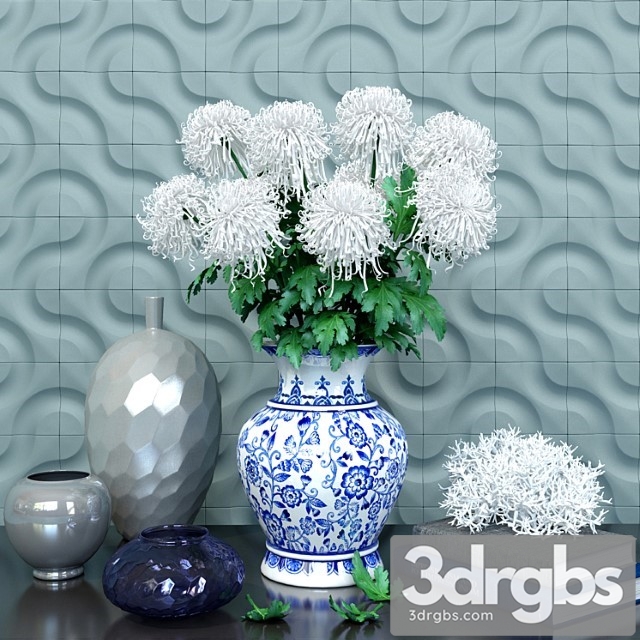 Chrysanthemum Curly 3dsmax Download - thumbnail 1