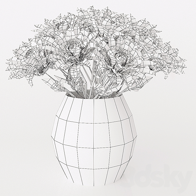 Chrysanthemums 3DS Max Model - thumbnail 2