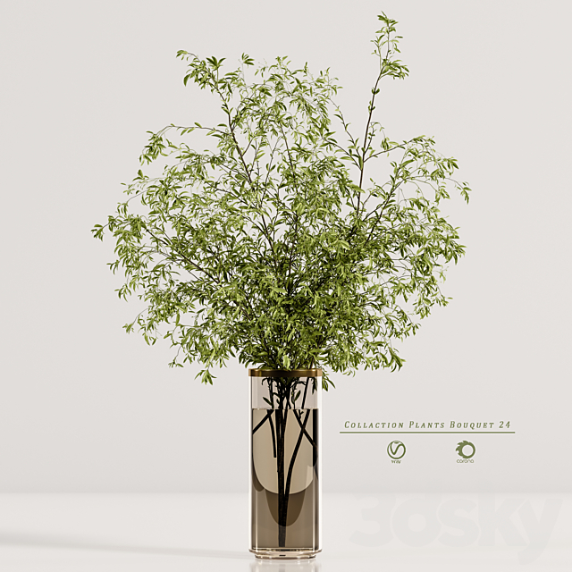 Collaction Plants Bouquet 24 3DSMax File - thumbnail 3