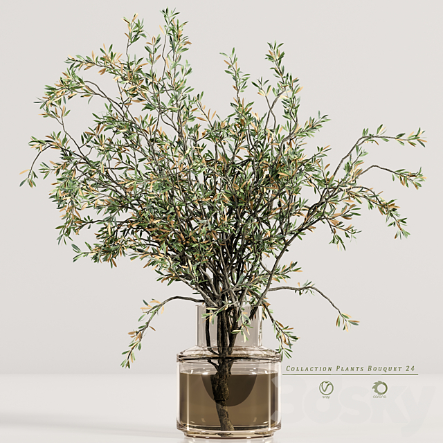 Collaction Plants Bouquet 24 3DSMax File - thumbnail 5