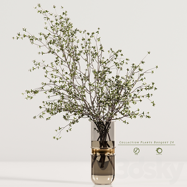 Collaction Plants Bouquet 24 3DSMax File - thumbnail 6