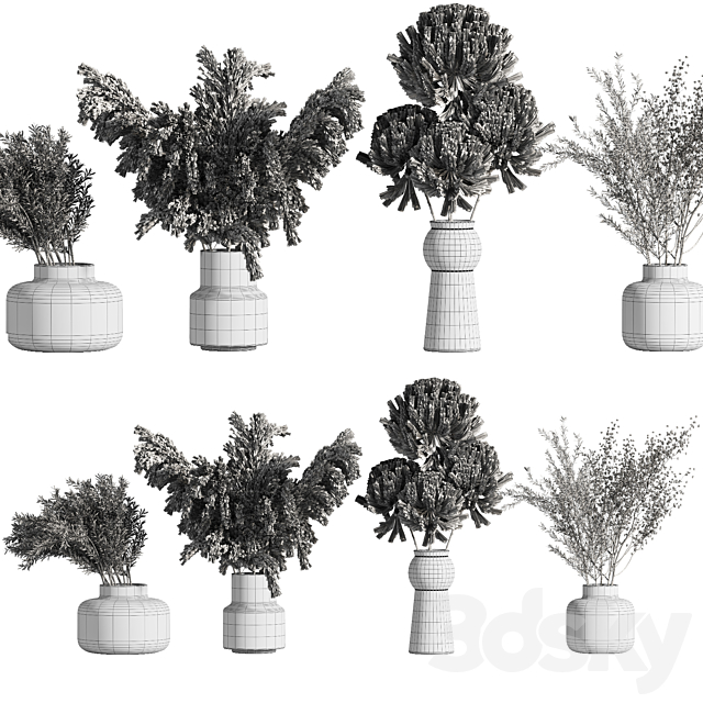 Collaction_Plants_Bouquet_01 3DS Max Model - thumbnail 5