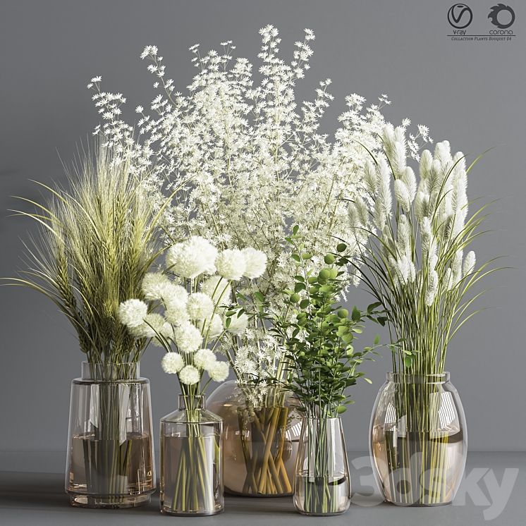 Collaction_Plants_Bouquet_04 3DS Max - thumbnail 1