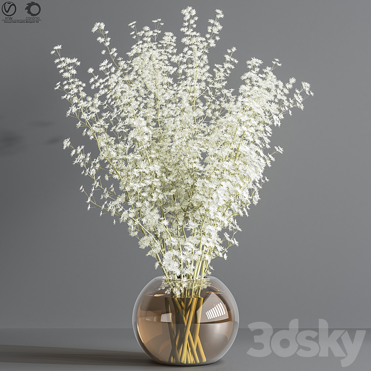 Collaction_Plants_Bouquet_04 3DS Max - thumbnail 2