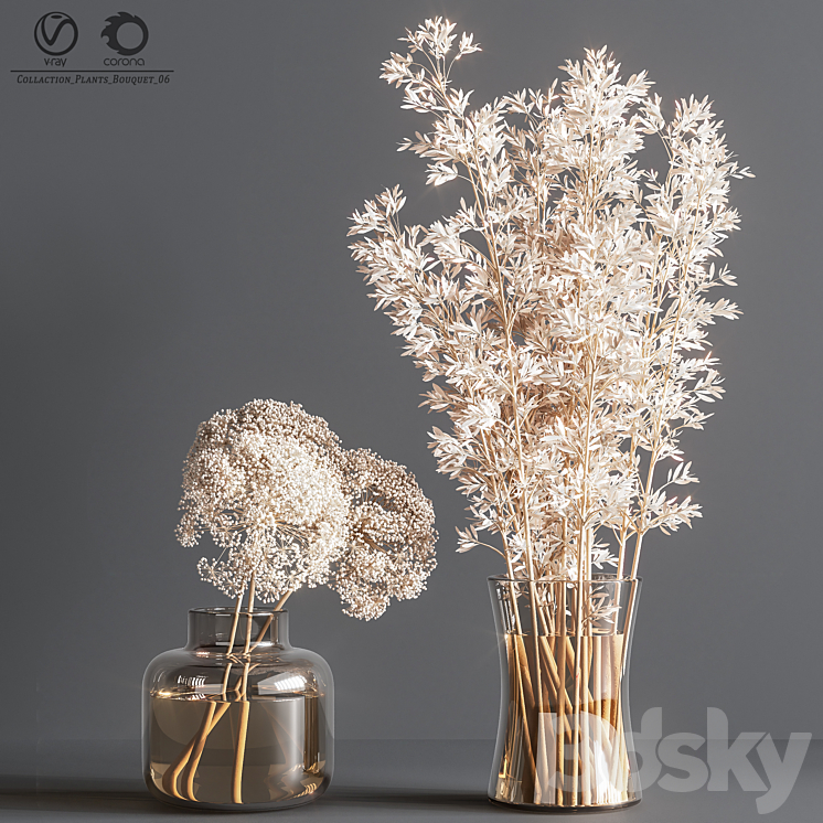 Collaction_Plants_Bouquet_06 3DS Max - thumbnail 2