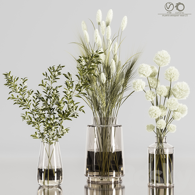 Collaction_Plants_Bouquet_21 3DS Max Model - thumbnail 4