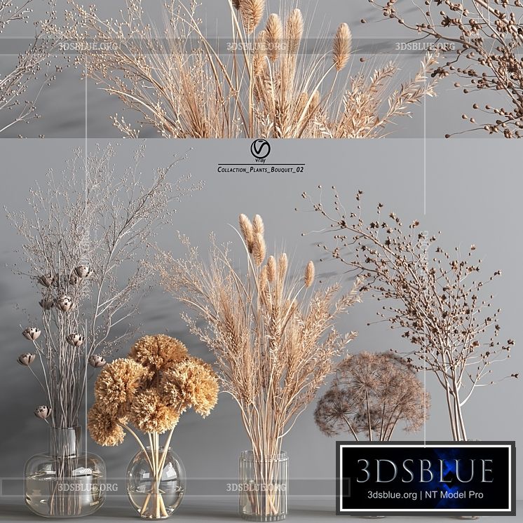 Collaction_Plants_Bouquet_2_vray 3DS Max - thumbnail 3