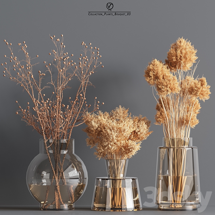 CollactionCollaction_Plants_Bouquet_03_vray 3DS Max - thumbnail 1