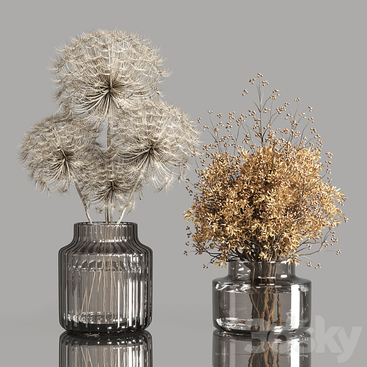 Collection Dry Plants Bouquet Indoor 02 3DS Max - thumbnail 2