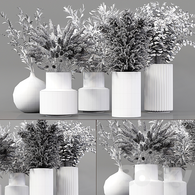 Collection Indoor Plants 02 3DS Max Model - thumbnail 4