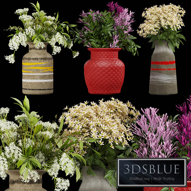 Collection plant vol 259 – Bouquet – flower 3DS Max - thumbnail 3