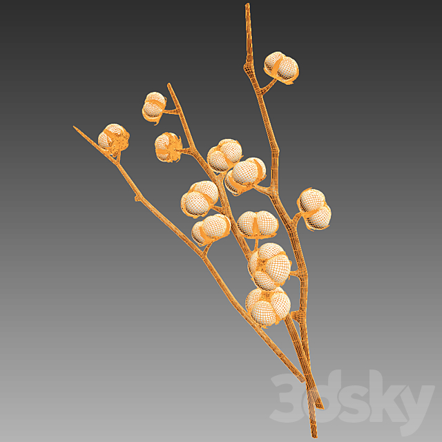 cotton threads 3DS Max Model - thumbnail 2