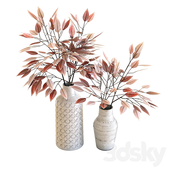 Crate & Barrel Lati and Taline Vases 3DSMax File - thumbnail 3