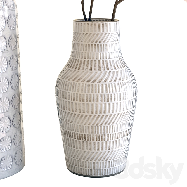 Crate & Barrel Lati and Taline Vases 3DSMax File - thumbnail 4