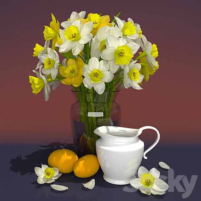 Daffodils 3DSMax File - thumbnail 1