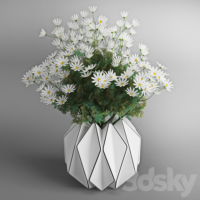 Daisies 3DS Max Model - thumbnail 1