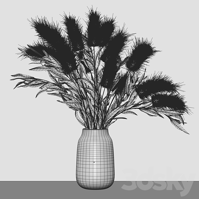 Decor set lagurus 2 3DS Max Model - thumbnail 3