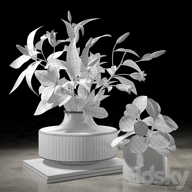 Decorative set 005 3DS Max - thumbnail 2