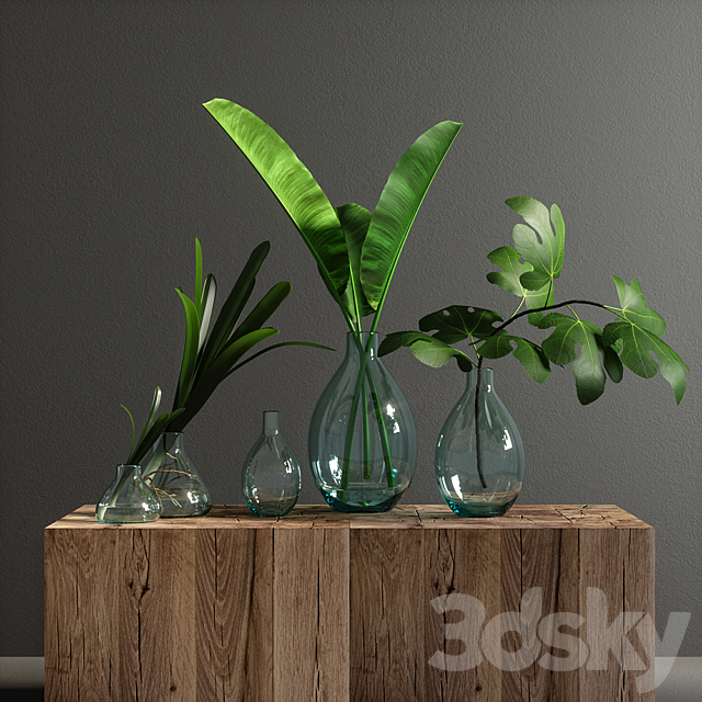 decorative set 02 3DSMax File - thumbnail 1