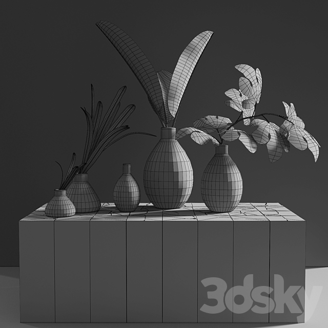 decorative set 02 3DSMax File - thumbnail 5