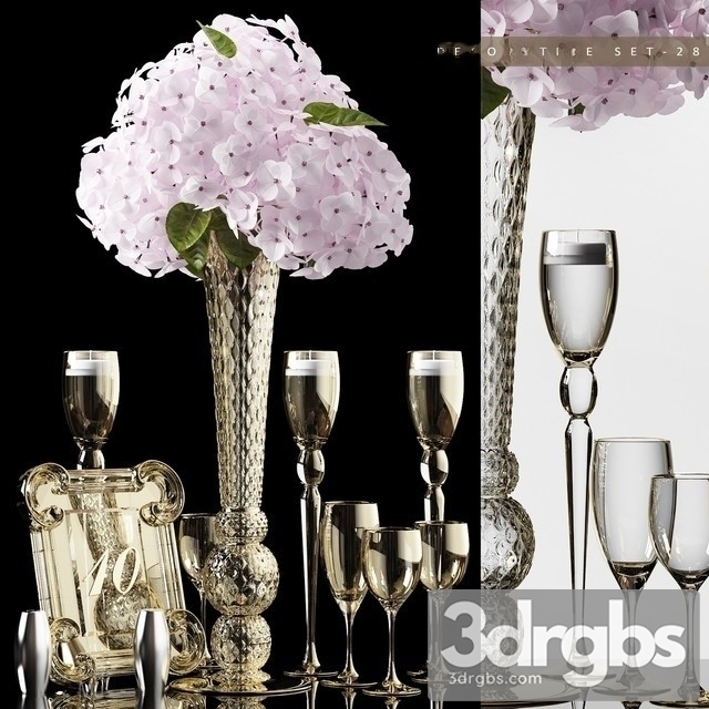 Decorative Set 23 3dsmax Download - thumbnail 1