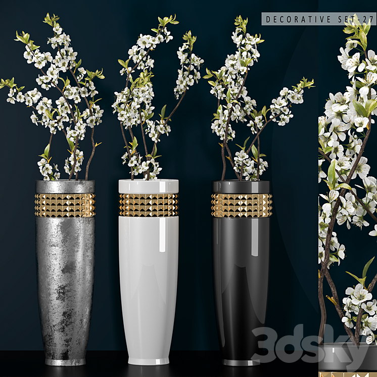 DECORATIVE SET 27 3DS Max - thumbnail 1