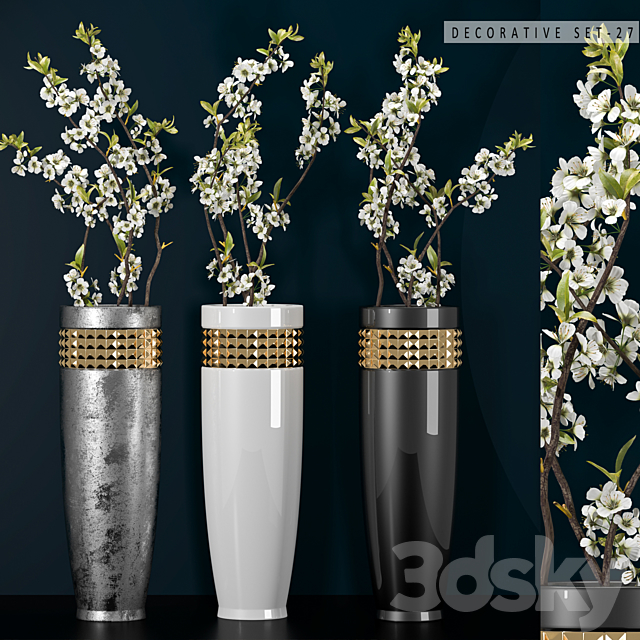 DECORATIVE SET 27 3DSMax File - thumbnail 1