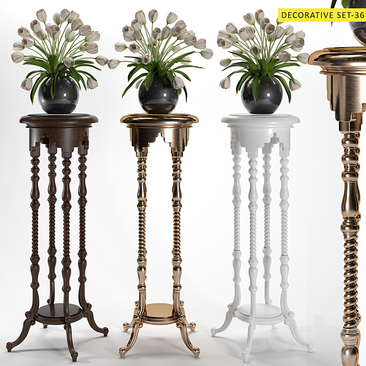 Decorative set 36 3DS Max - thumbnail 1