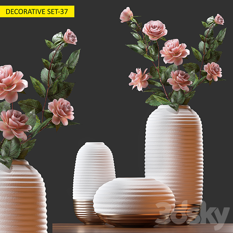 decorative set 37 3DS Max - thumbnail 1