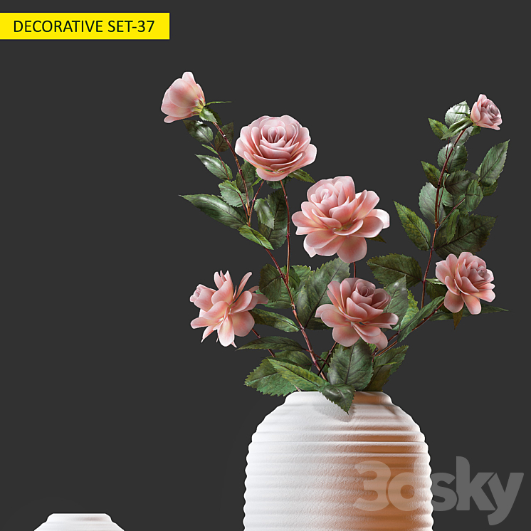 decorative set 37 3DS Max - thumbnail 2