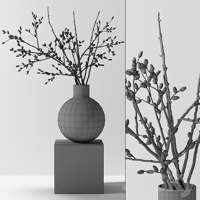 decorative vase 02 3DS Max Model - thumbnail 5