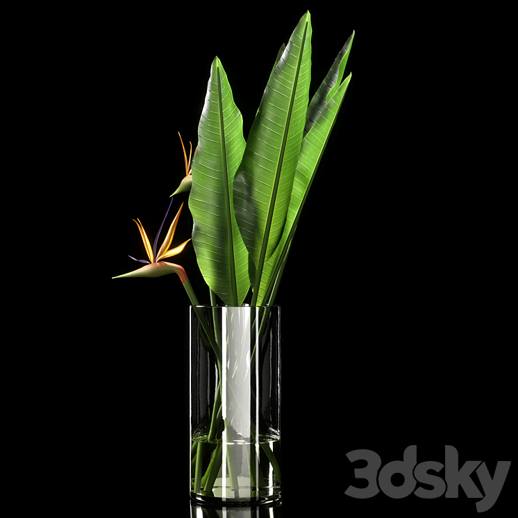 decorative vase 13 3DS Max Model - thumbnail 2