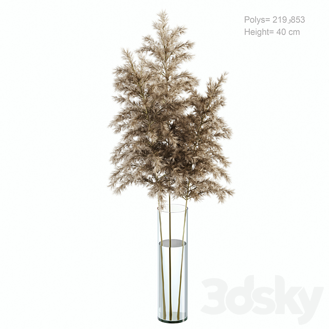 Decorative vase set 3DSMax File - thumbnail 3