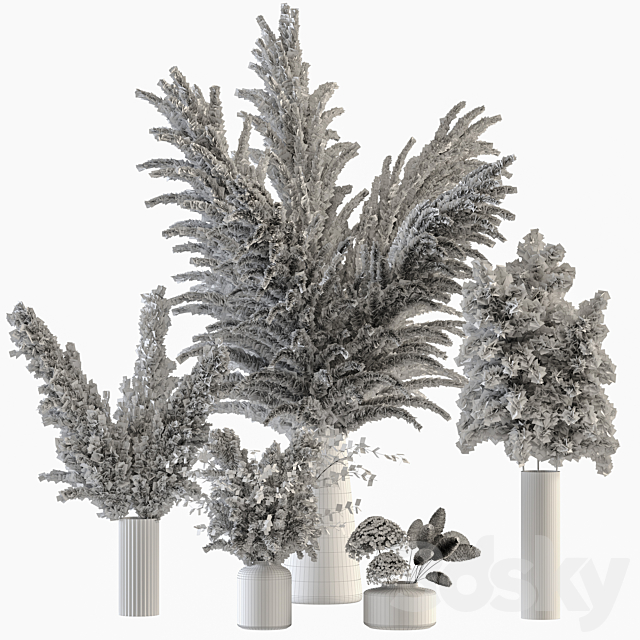 Decorative vase set 3DSMax File - thumbnail 7