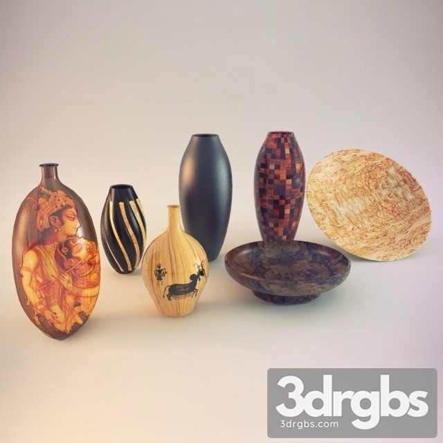 Decorative Vases 3dsmax Download - thumbnail 1