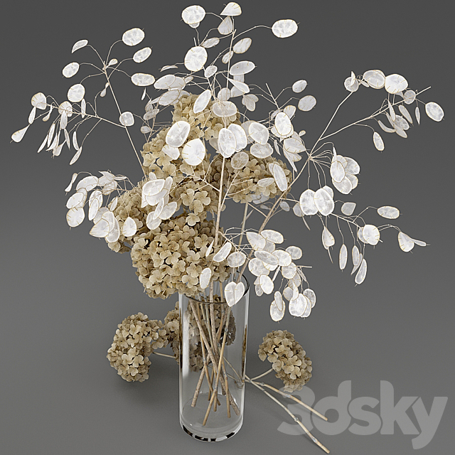 Dried flowers 3DS Max Model - thumbnail 2