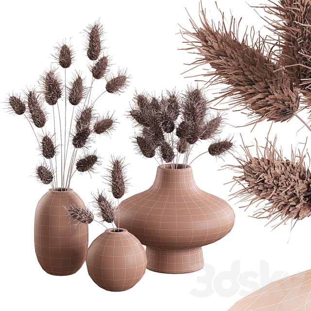 Dried Lagurus Bouquets 01 3DSMax File - thumbnail 6