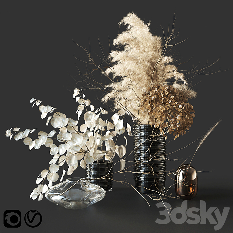 Dry bouquet 3DS Max - thumbnail 1