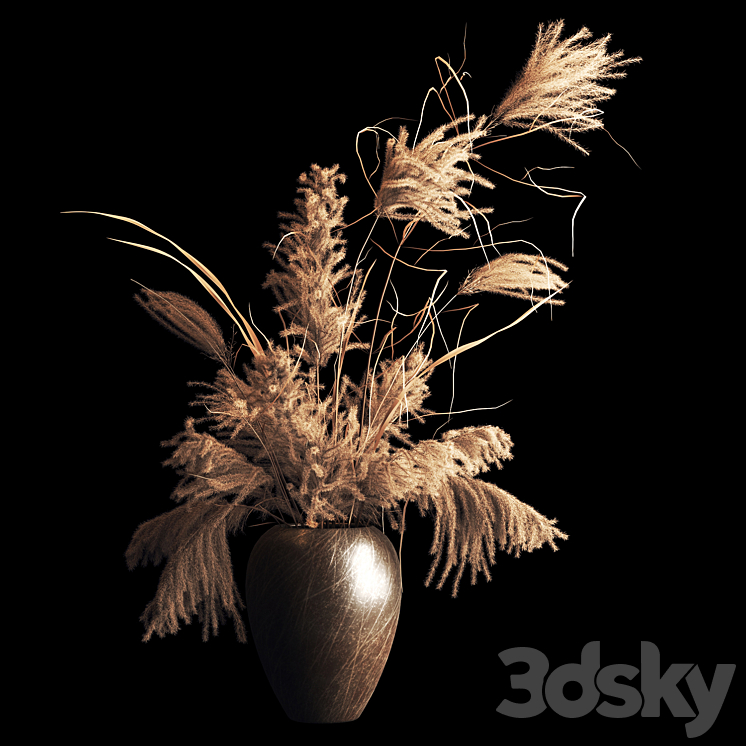 dry bouquet 3DS Max - thumbnail 1