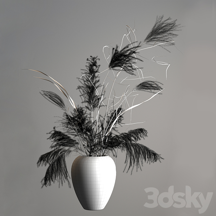 dry bouquet 3DS Max - thumbnail 2