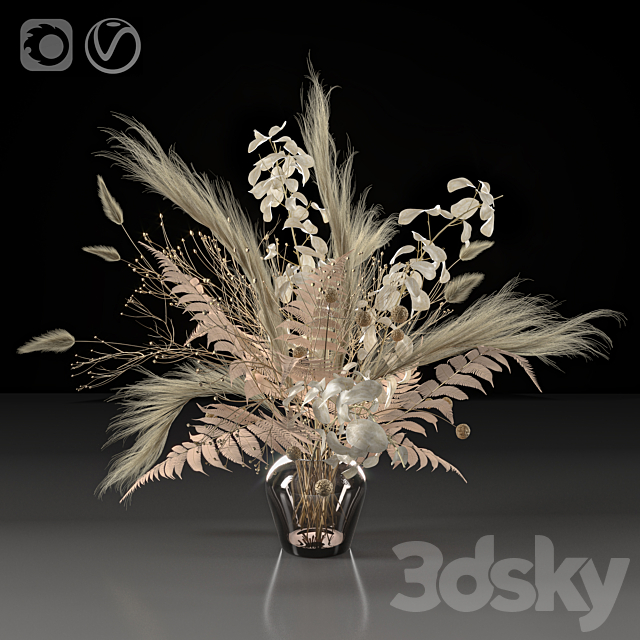 Dry bouquet 3DSMax File - thumbnail 1