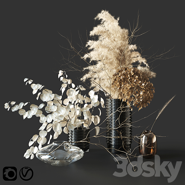 Dry bouquet 3DSMax File - thumbnail 1