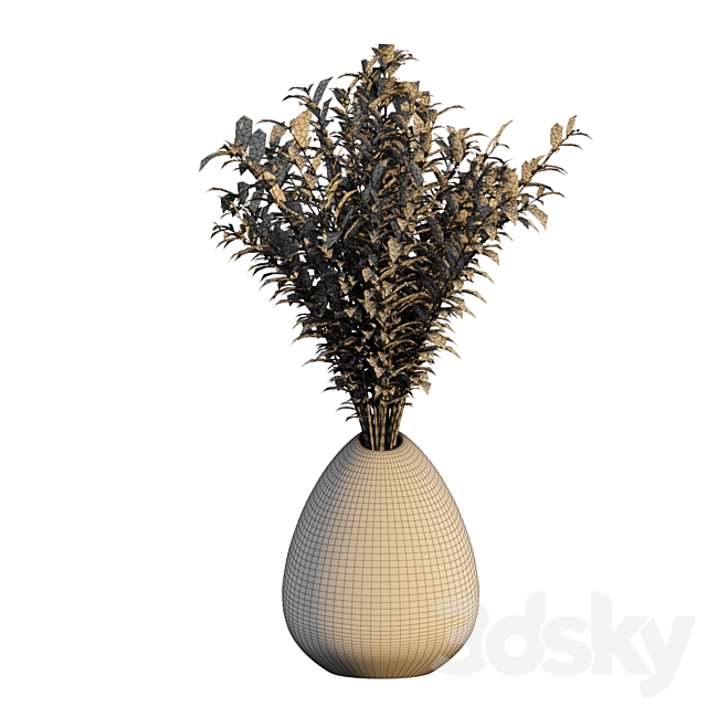 Dry flower 008 3DS Max Model - thumbnail 5