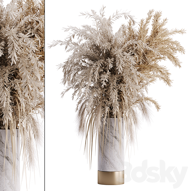 Dry plant set 01 3DSMax File - thumbnail 1