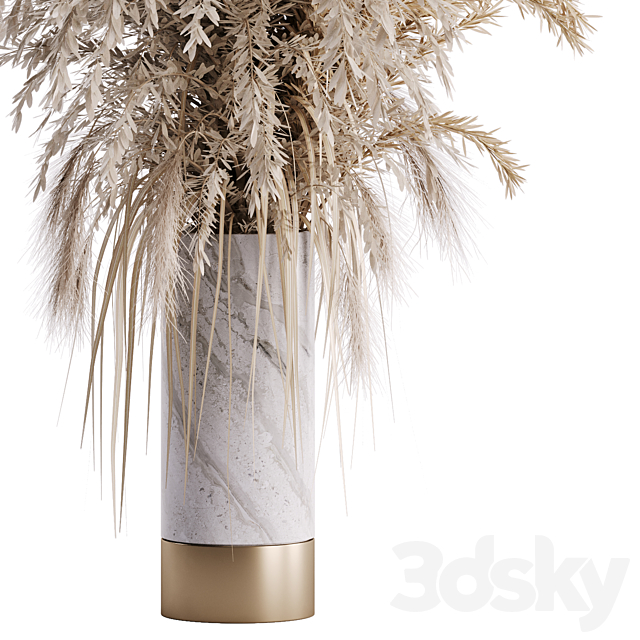 Dry plant set 01 3DSMax File - thumbnail 3