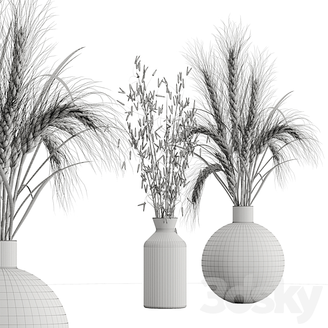 Dry plant set 02 3DSMax File - thumbnail 6