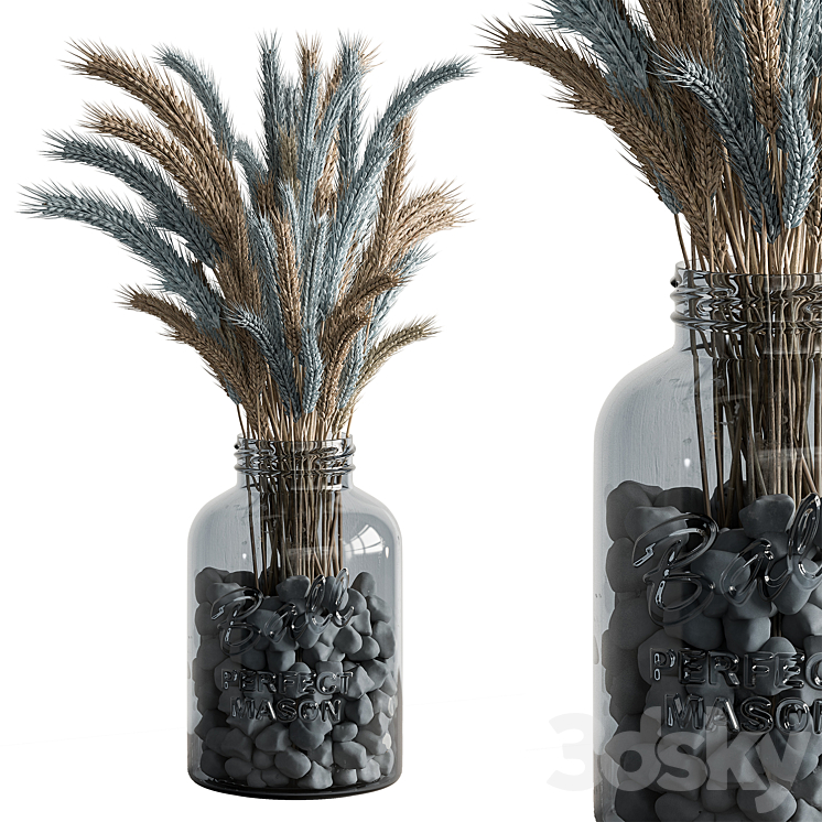 Dry plants 101 – Wheat 3DS Max - thumbnail 1